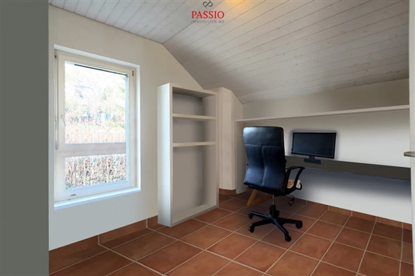 Appartement spacieux de 4,5 pièces avec cheminée dans un emplacement calme - Photo 13 sur 19