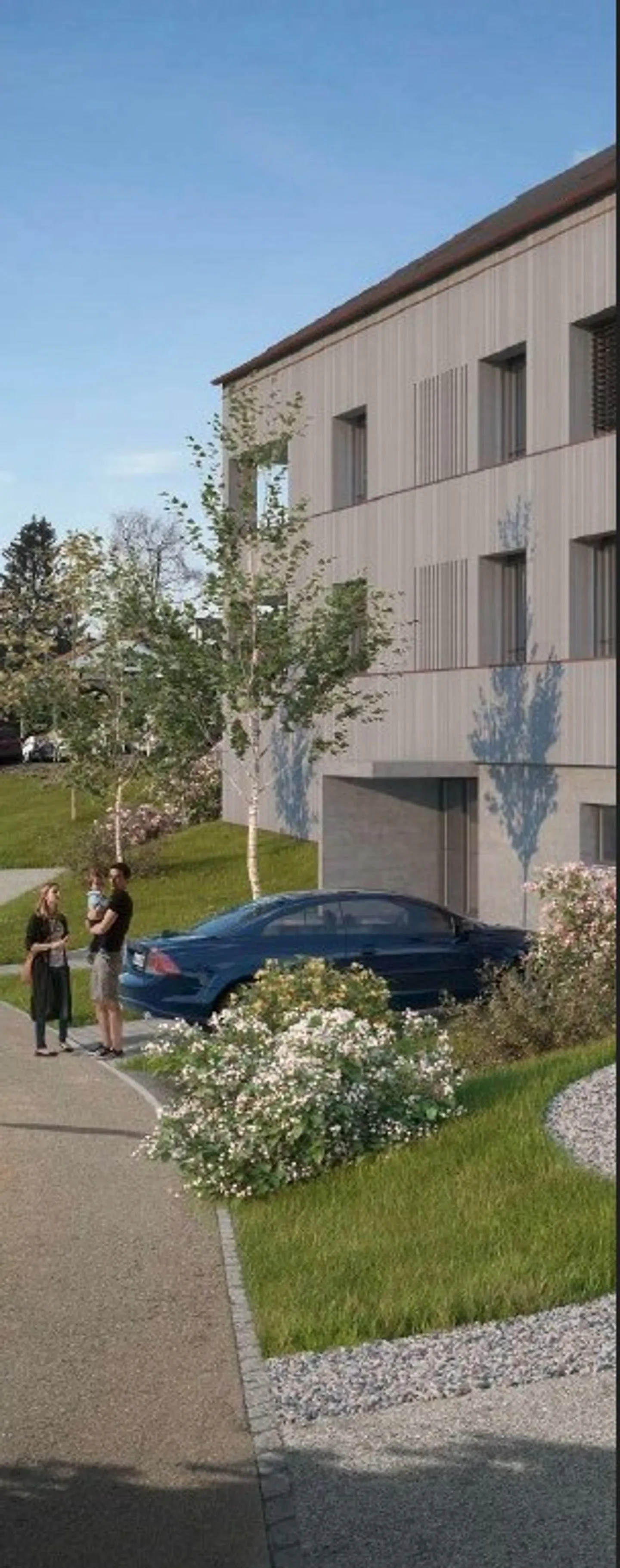 Charmante Dachwohnung mit Seesicht - Foto 1 von 11