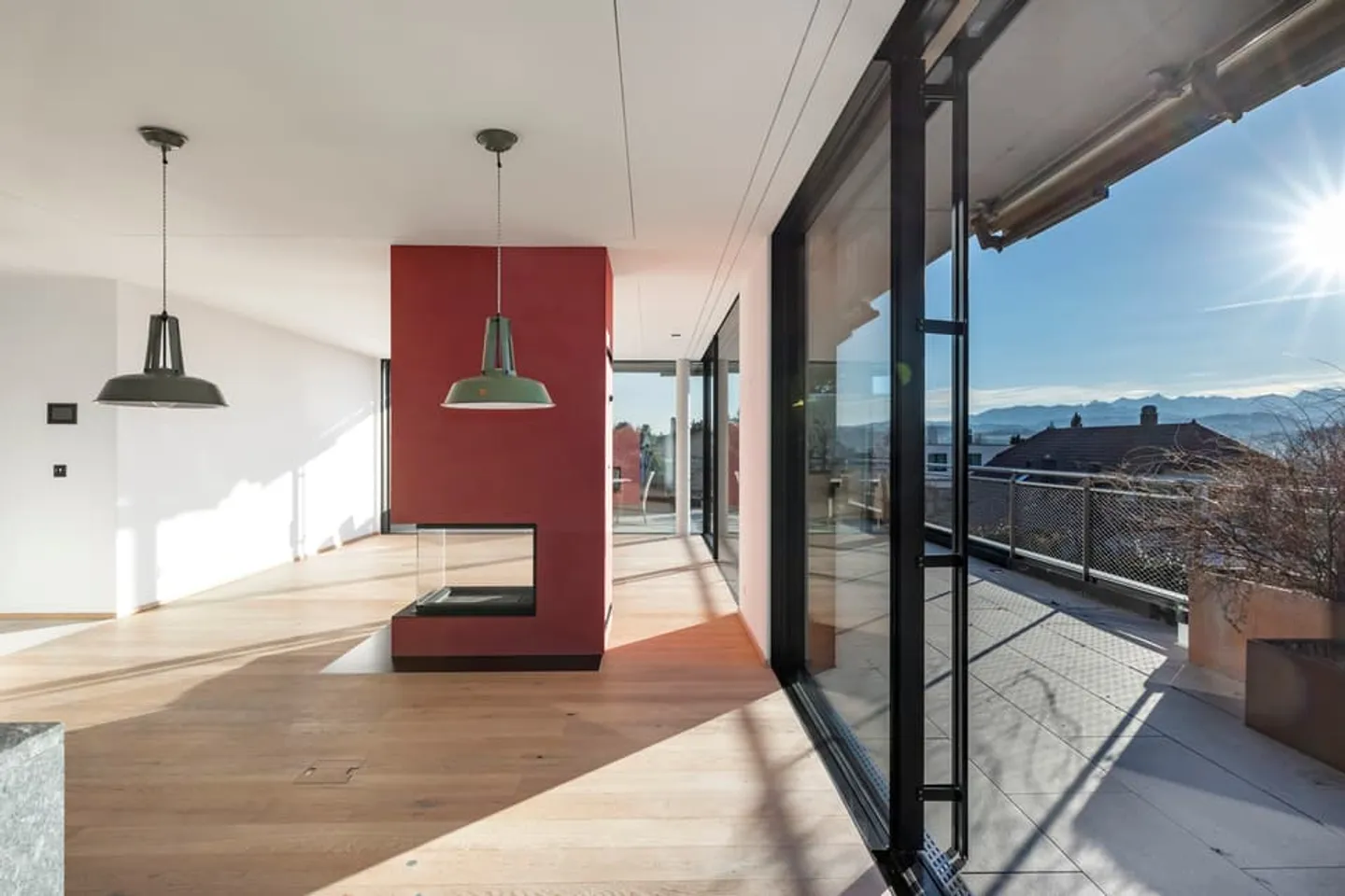 Attic with large terrace and view of the Fribourg Alps - Photo 3 of 13
