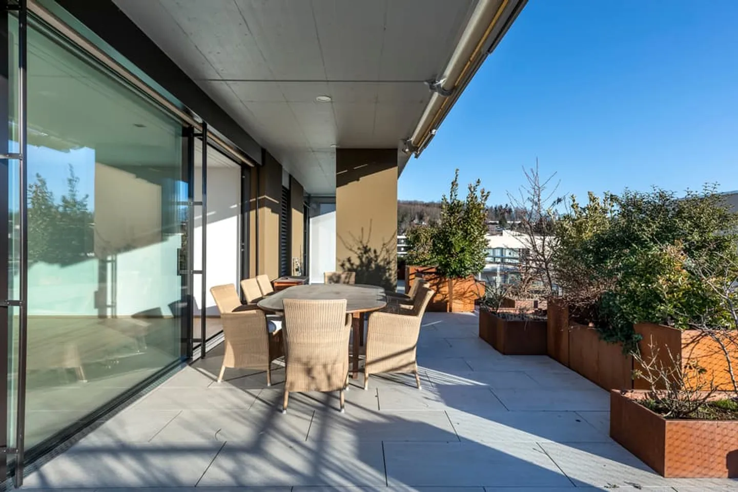 Attic with large terrace and view of the Fribourg Alps - Photo 4 of 13