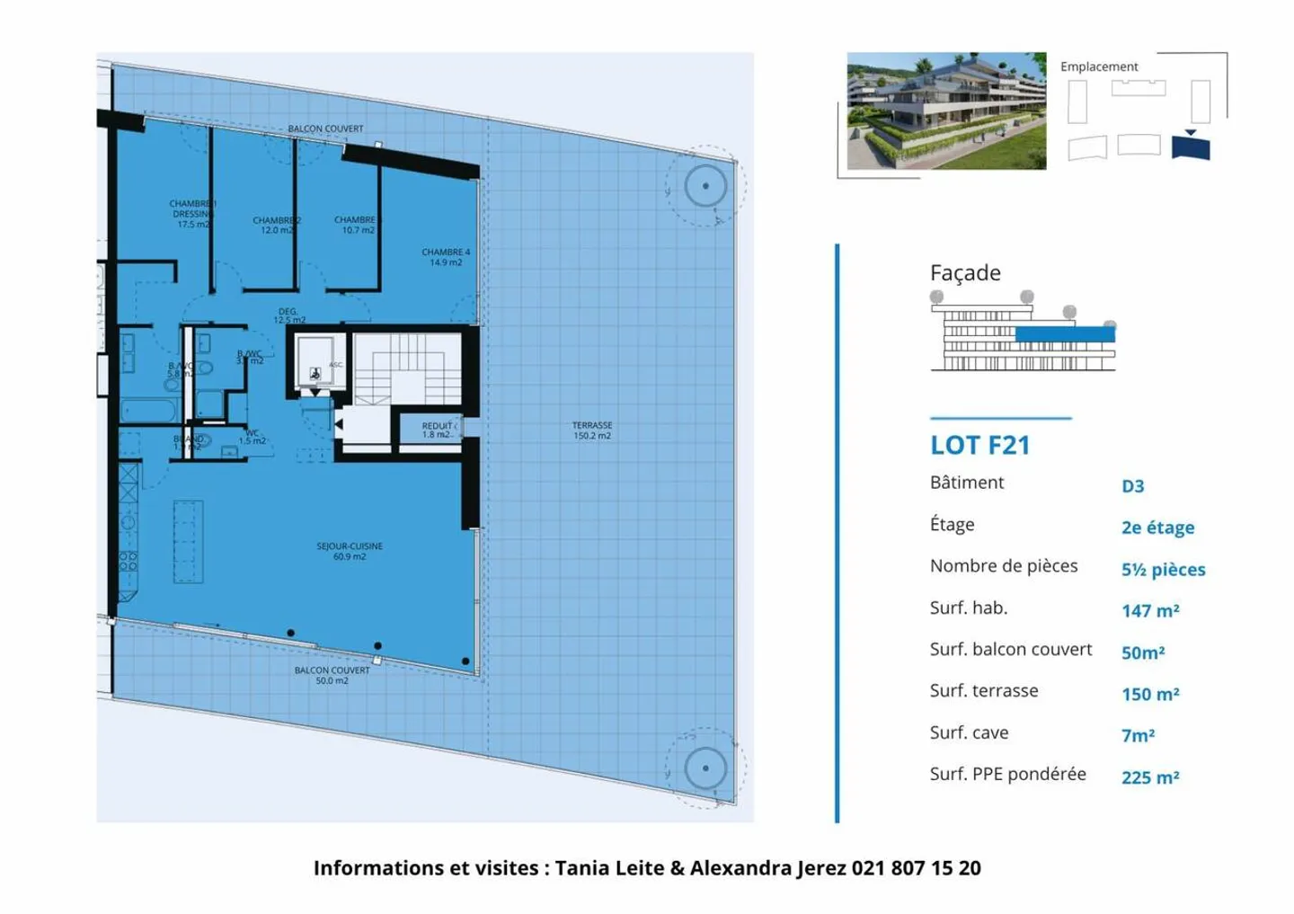 New promotion: 5.5 room apartment with covered balcony and rooftop - Photo 13 of 13