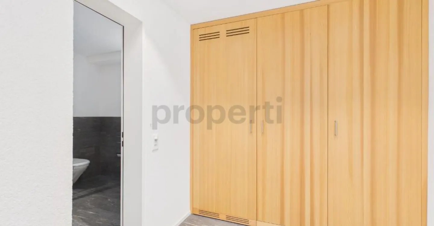 Appartement moderne de 2,5 pièces avec grand balcon à Rabius - Photo 10 sur 12