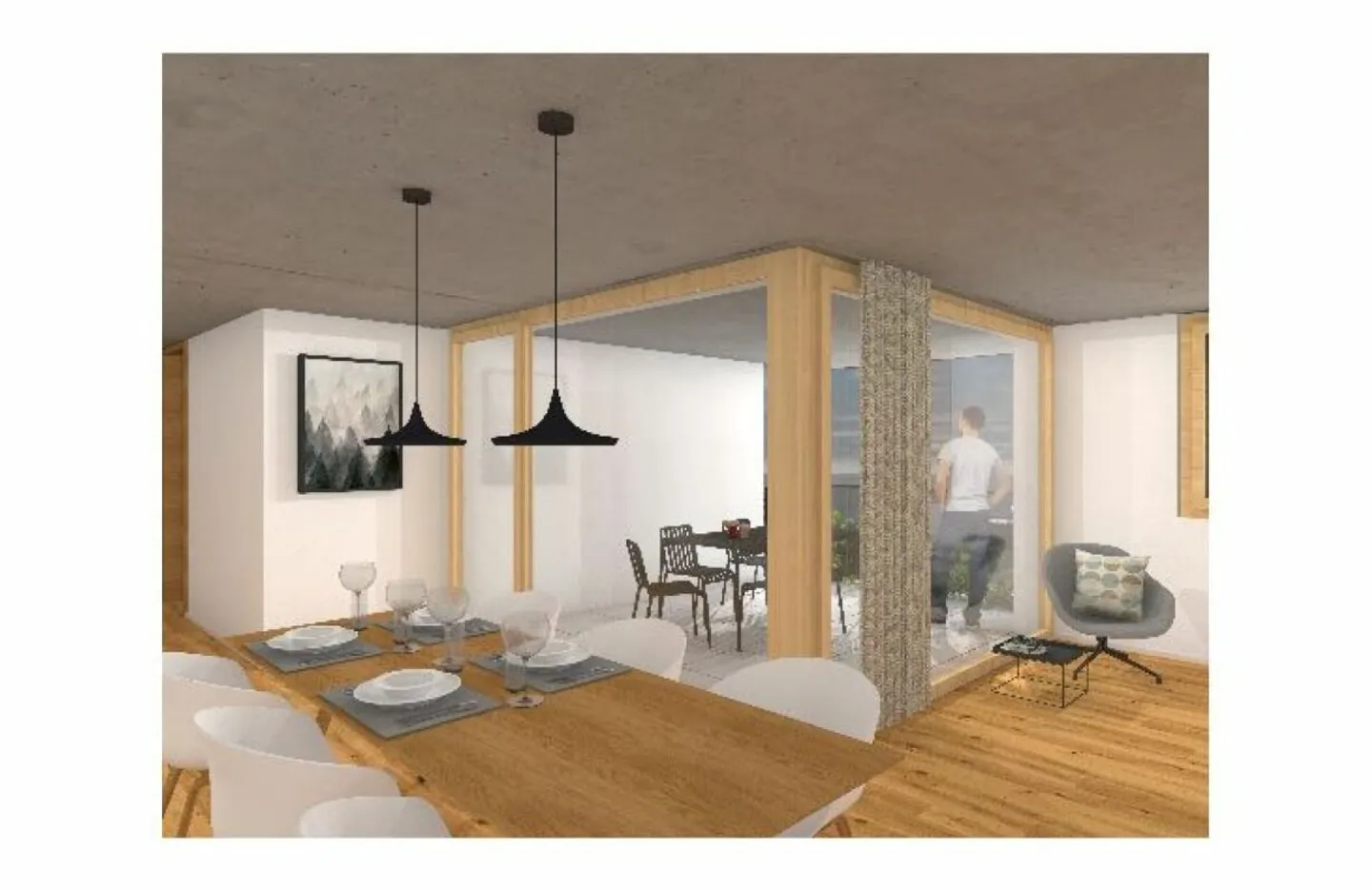 Schiers - Progetto di nuova costruzione di appartamenti da 3,5 a 4,5 stanze - Foto 3 di 7