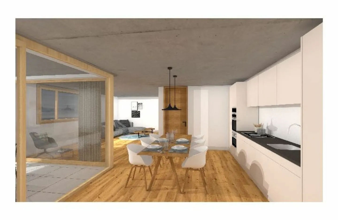 Schiers - Progetto di nuova costruzione di appartamenti da 3,5 a 4,5 stanze - Foto 4 di 7