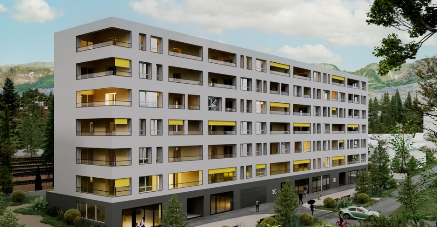 Gewerbefläche von ca. 94,80 m2 in Versoix - Foto 1 von 1