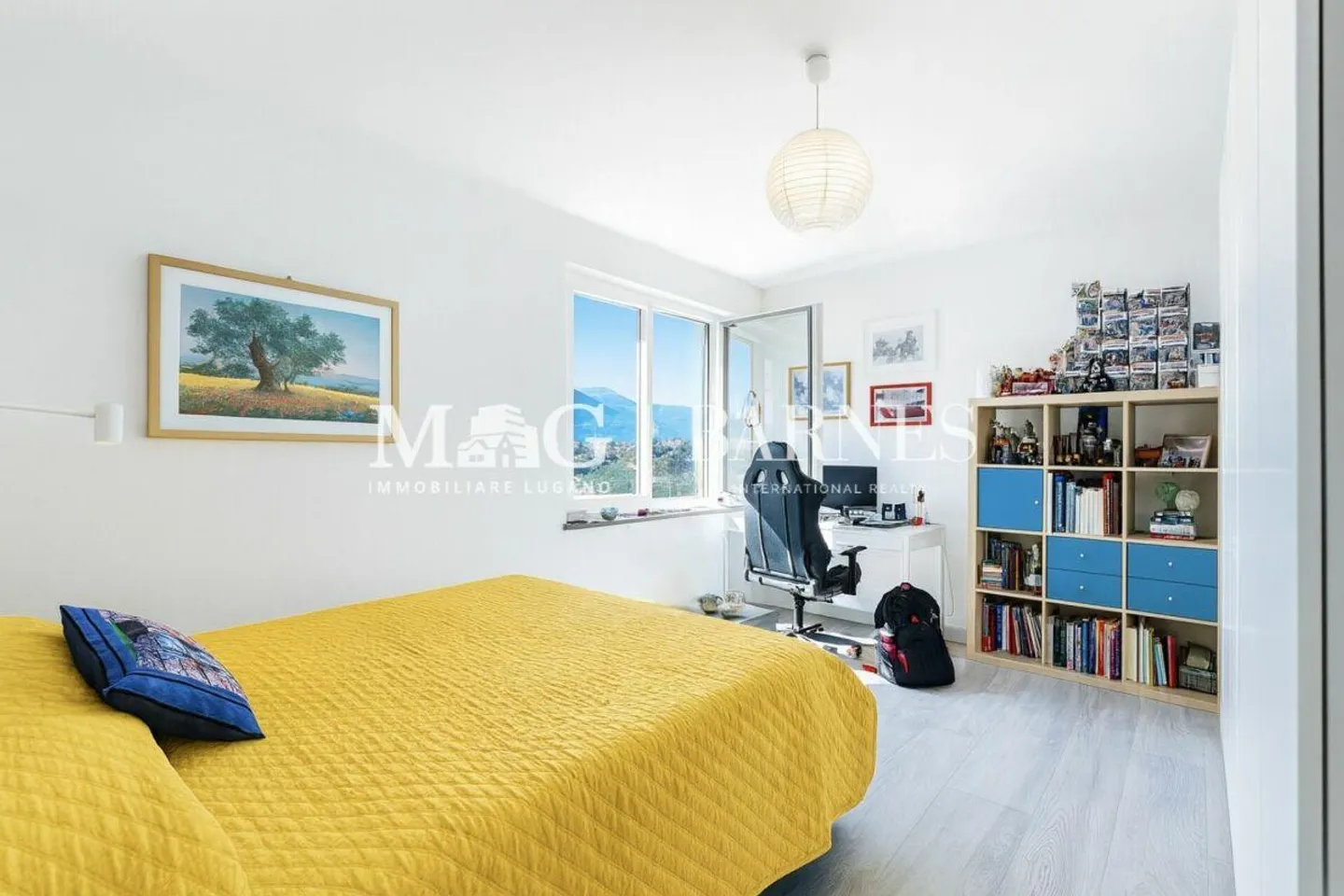 Villa con piscina e vista lago a Lugano Pregassona - Foto 14 di 15
