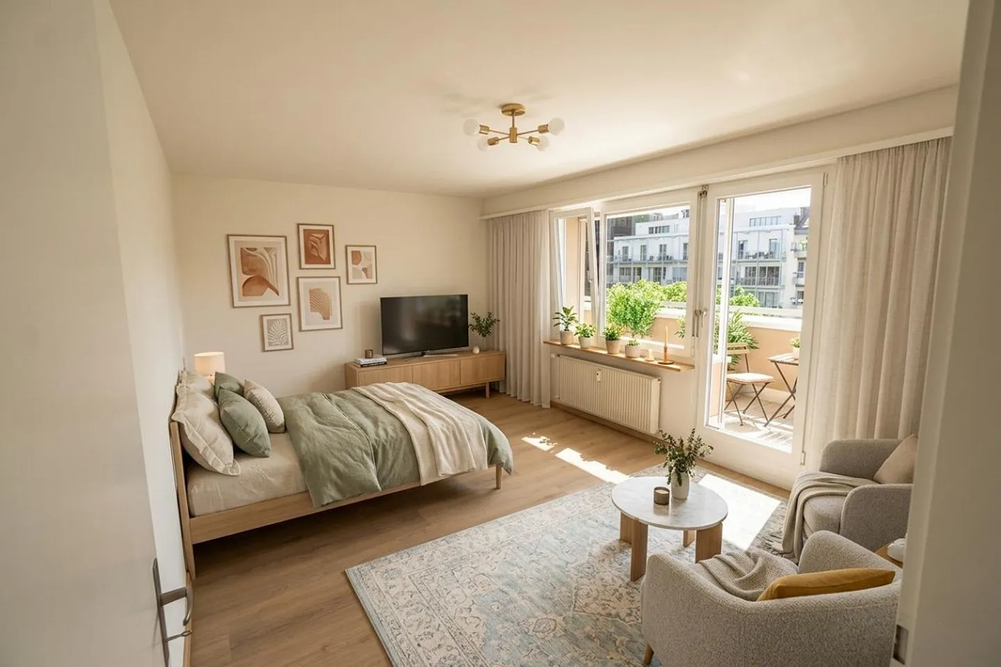 Renovated single apartment with beautiful balcony - Photo 2 of 5