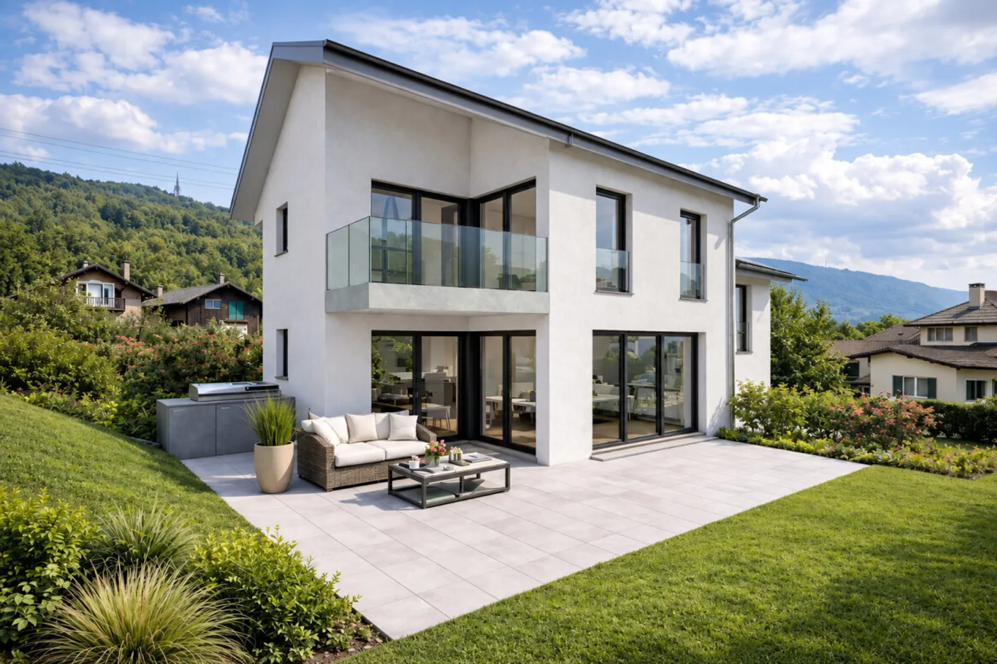 NEW PROJECT OF 3 VILLAS IN CONCISE NEAR THE LAKE - Photo 1 of 13