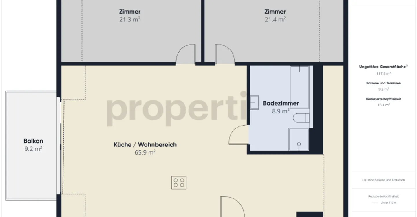 Moderno appartamento attico di 3,5 stanze con balcone, Kallnach - Foto 12 di 13