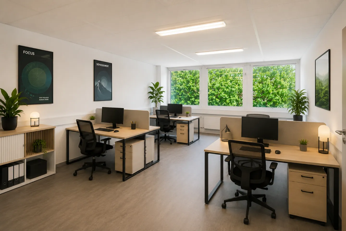 St-Blaise, spazio commerciale di 50 m2 con parcheggi - Foto 3 di 4
