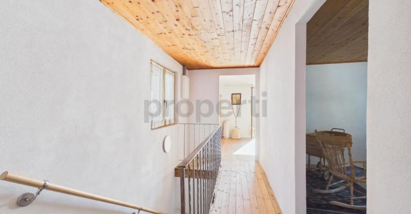 Detached house with grain loft, garden, panoramic view MAIN AND SECONDARY RESIDENCE IN VAL CALANCA - Photo 7 of 12