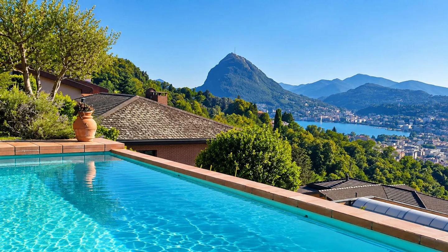 Villa with pool and garden in Pregassona - Photo 16 of 22