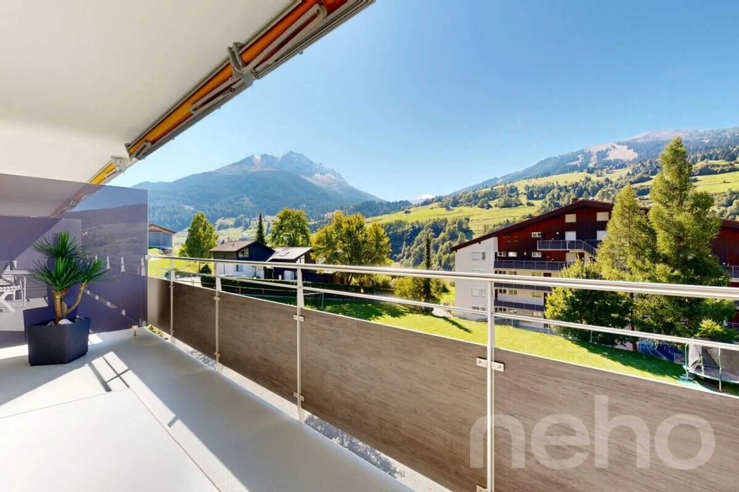 2.5-Zimmer-Wohnung mit Balkon und Bergsicht in Cunter - Foto 7 von 10
