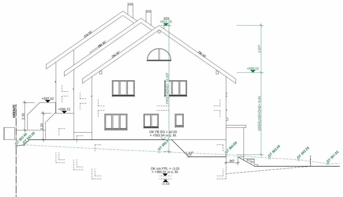 In vendita a 8362 Itaslen, nuova casa a schiera 5½ locali, in una posizione tranquilla e soleggiata adiacente alla zona agricola! - Foto 9 di 15