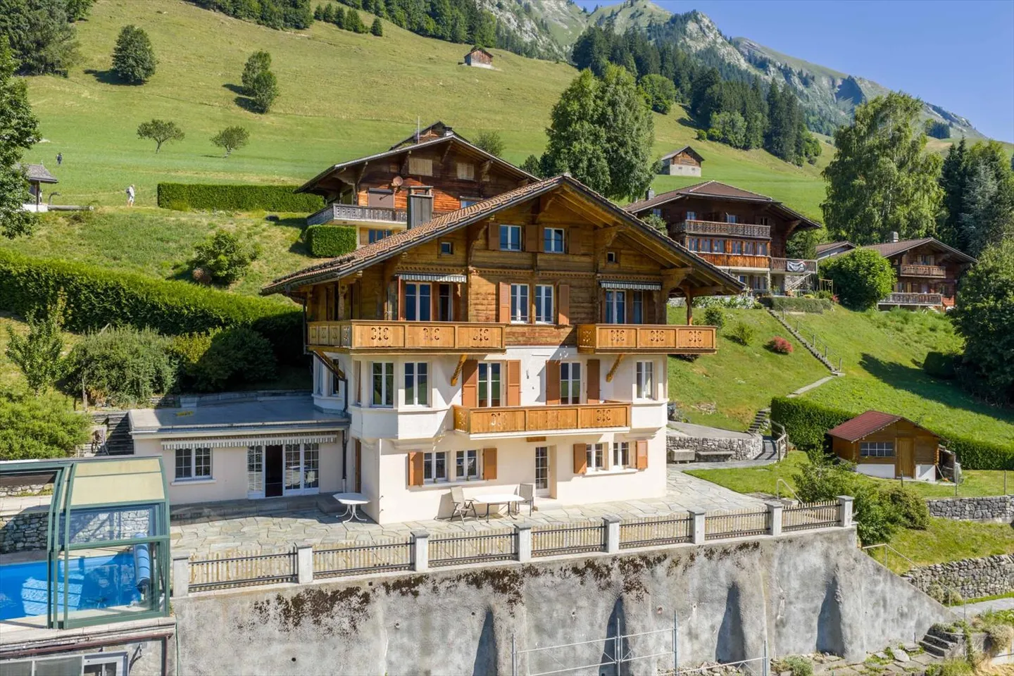Chalet eccezionale con piscina nel cuore delle Alpi vodesi - Foto 6 di 13