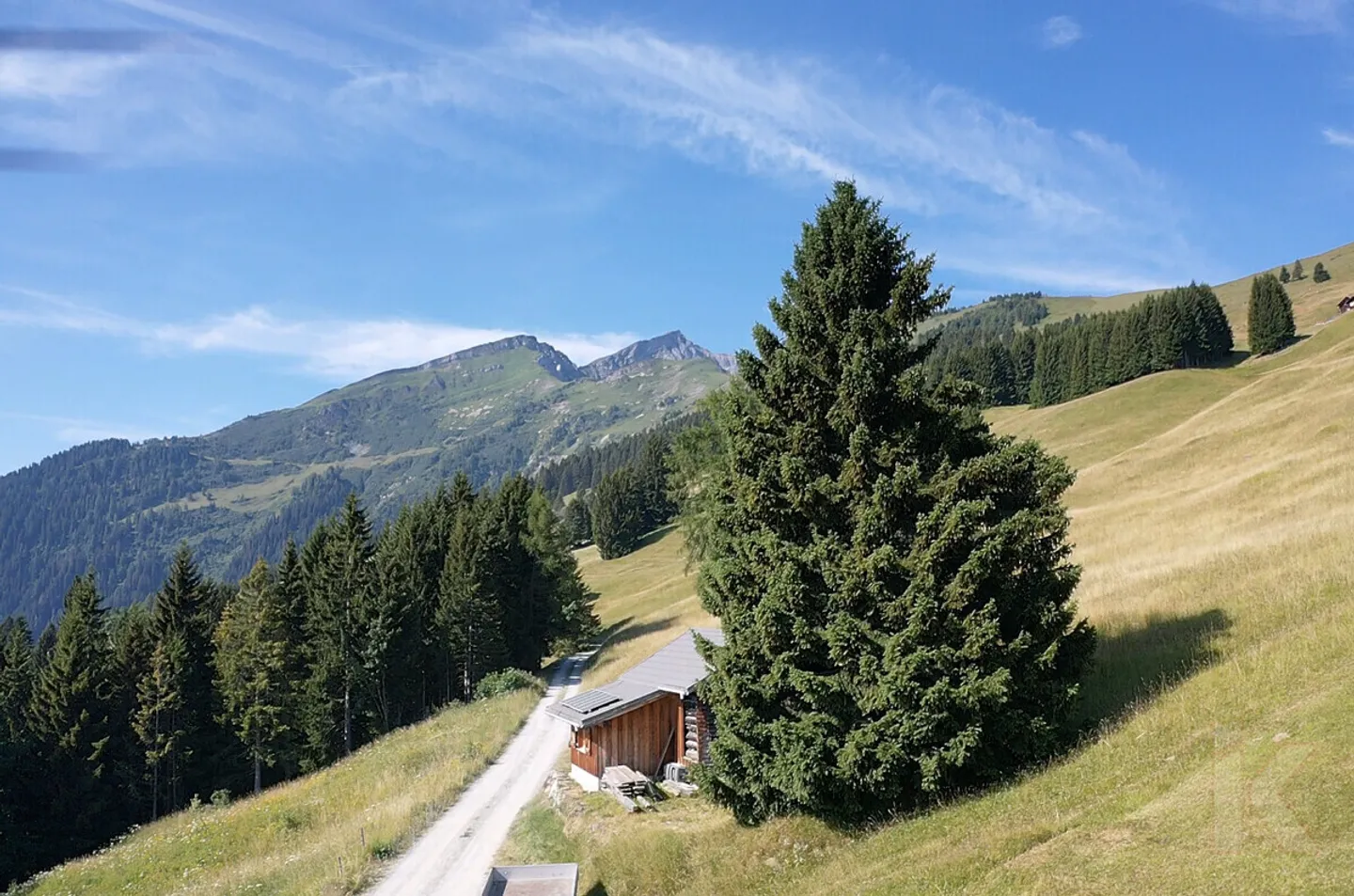 Maiensäss avec vue imprenable sur la vallée du Rhin grison - Photo 3 sur 5