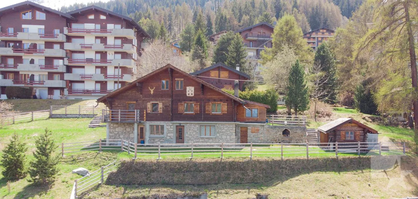 Grande chalet di tre unità nel centro di Tzoumaz - Foto 16 di 19