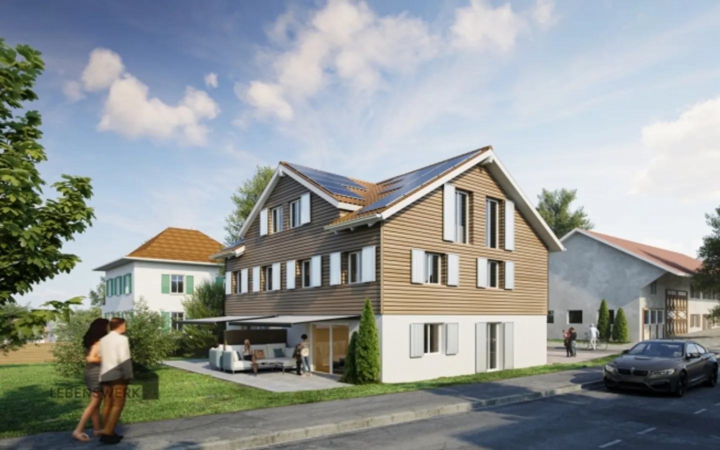 RISERVATO - NUOVA COSTRUZIONE: Casa bifamiliare A con cantina, carport e giardino, Illighausen - Foto 2 di 7