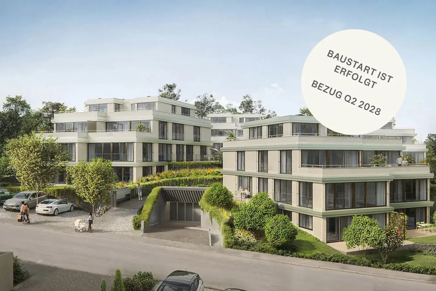Modernes Apartment in Oberwil - Foto 1 von 14