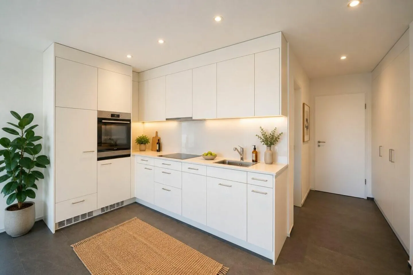 Appartamento attraente di 3½ stanze al piano terra - Foto 4 di 8