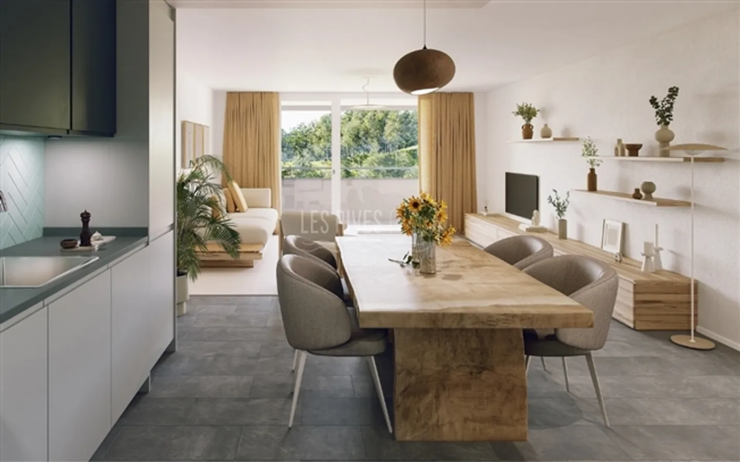 Châtel-Saint-Denis – 3,5 pièces d'une superficie de 90 m² – Dernier étage - Photo 1 sur 10