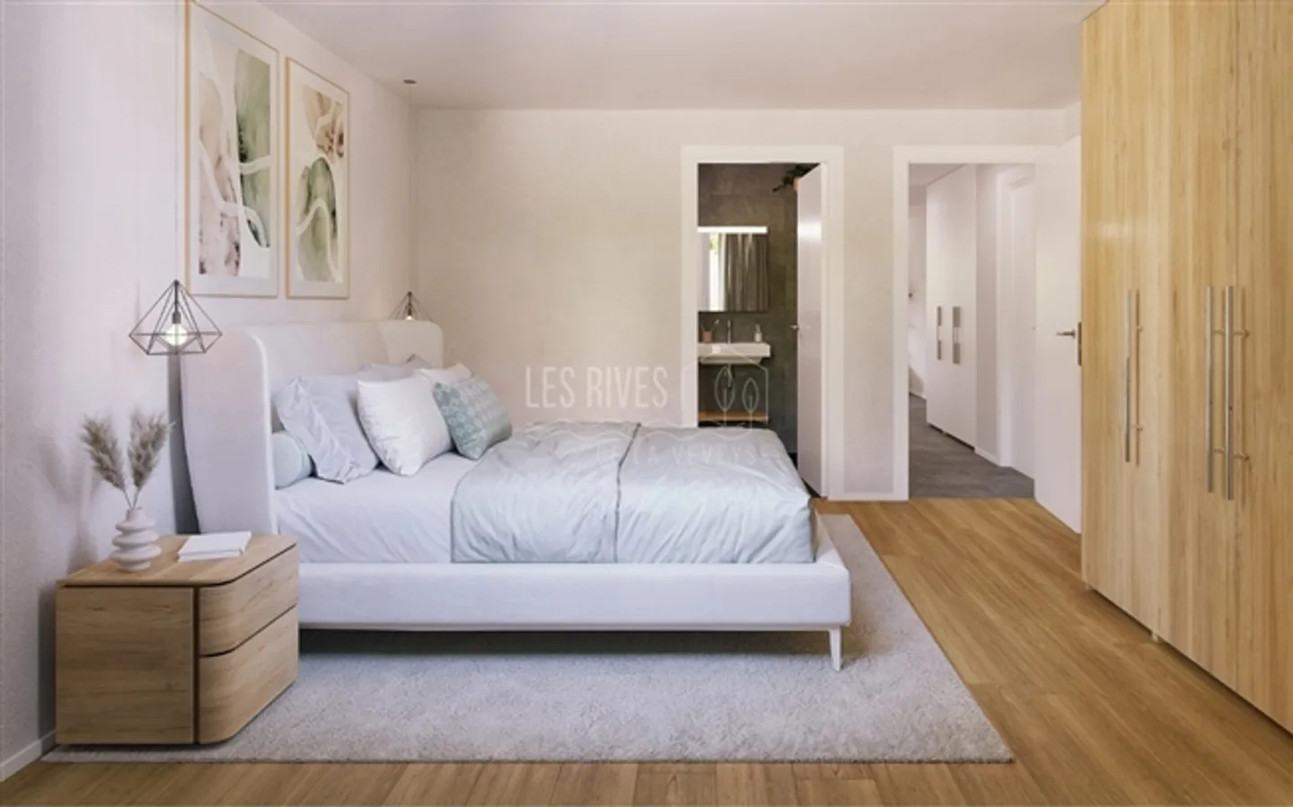 Châtel-Saint-Denis – 3,5 pièces d'une superficie de 90 m² – Dernier étage - Photo 3 sur 10