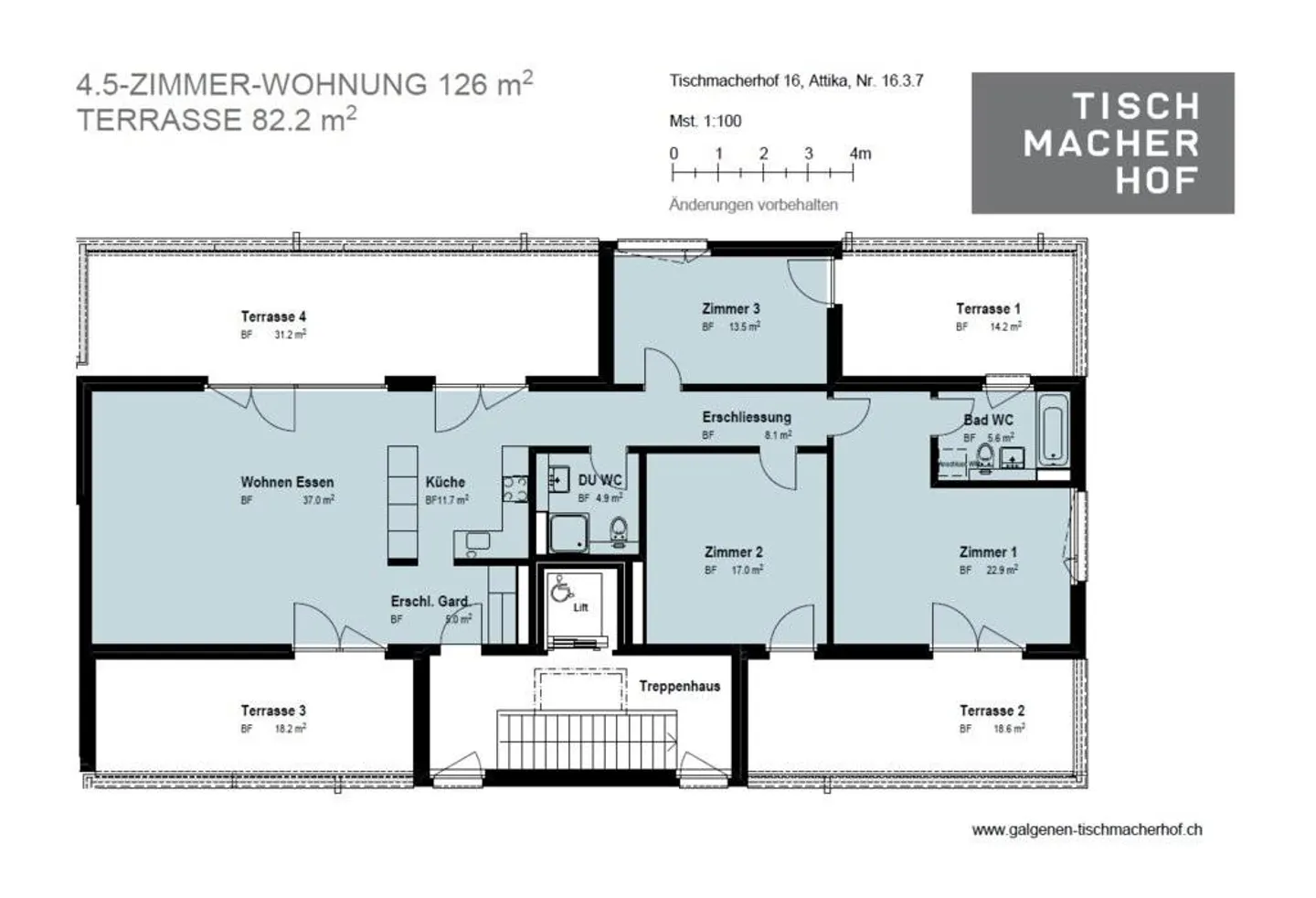 Moderne Attika Wohnung in Familienfreundlicher Lage - Foto 7 von 7