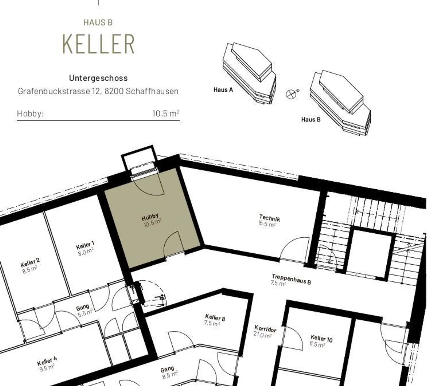Nebenraum in Schaffhausen - Foto 4 von 4