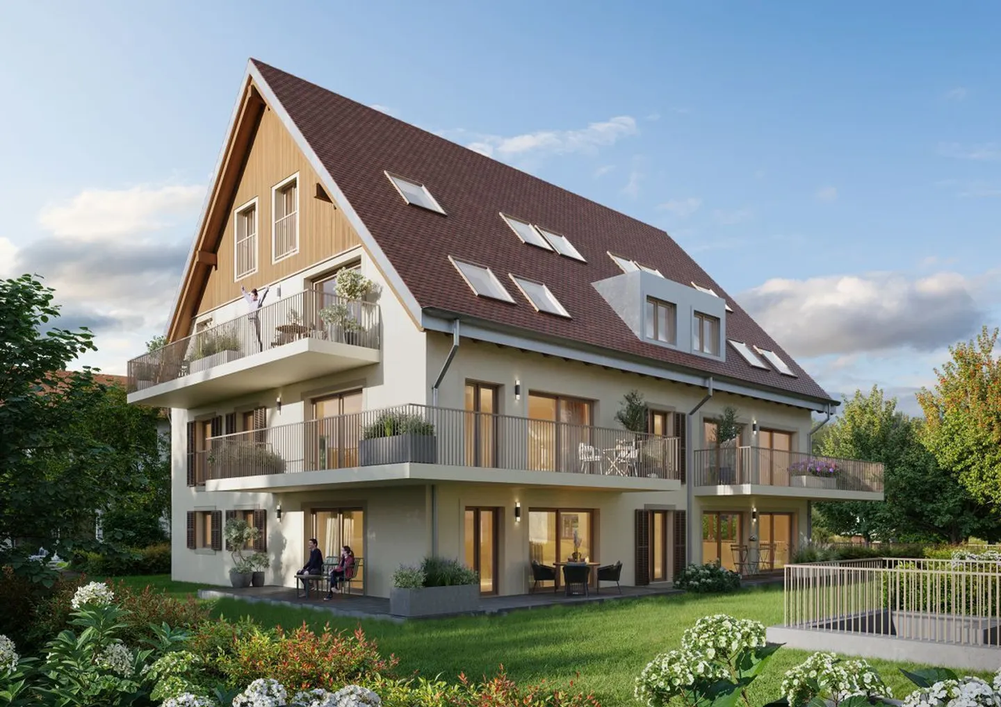 Genehmigung in Kraft! 3,5-Zimmer-Wohnung - Foto 2 von 8