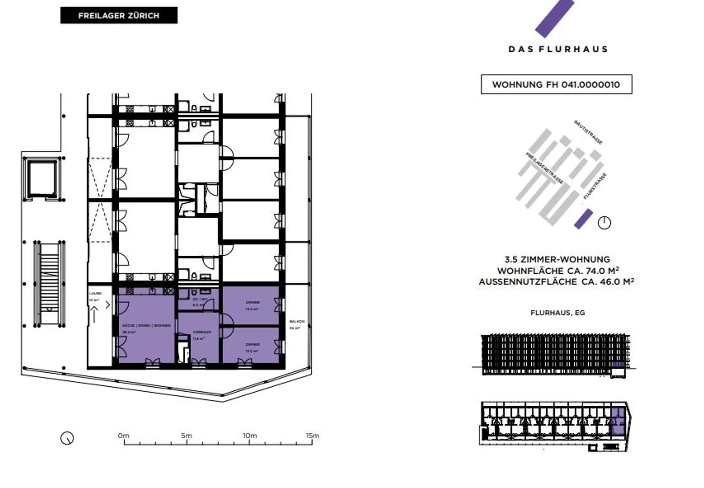 Bright 3.5-room apartment with 34m² balcony sustainable & cozy - Photo 2 of 6