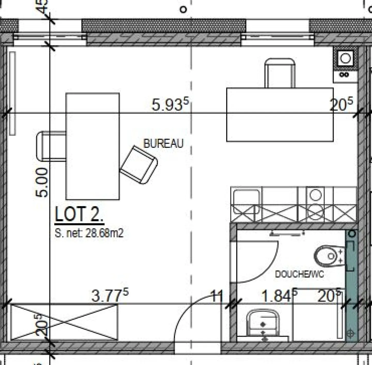 Superbo spazio commerciale/ufficio idealmente situato - Foto 2 di 4