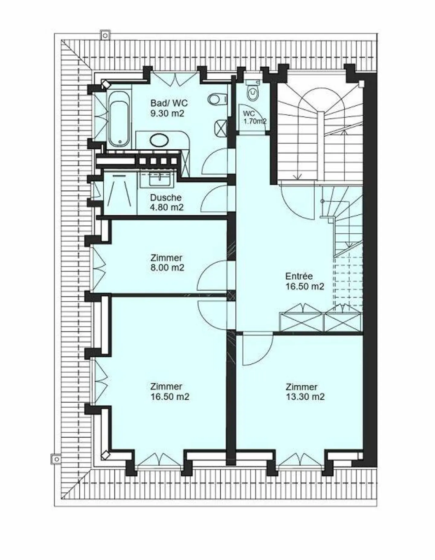 Appartamento duplex esclusivo con vista panoramica - vivere con stile sopra i tetti di Zurigo! - Foto 8 di 10