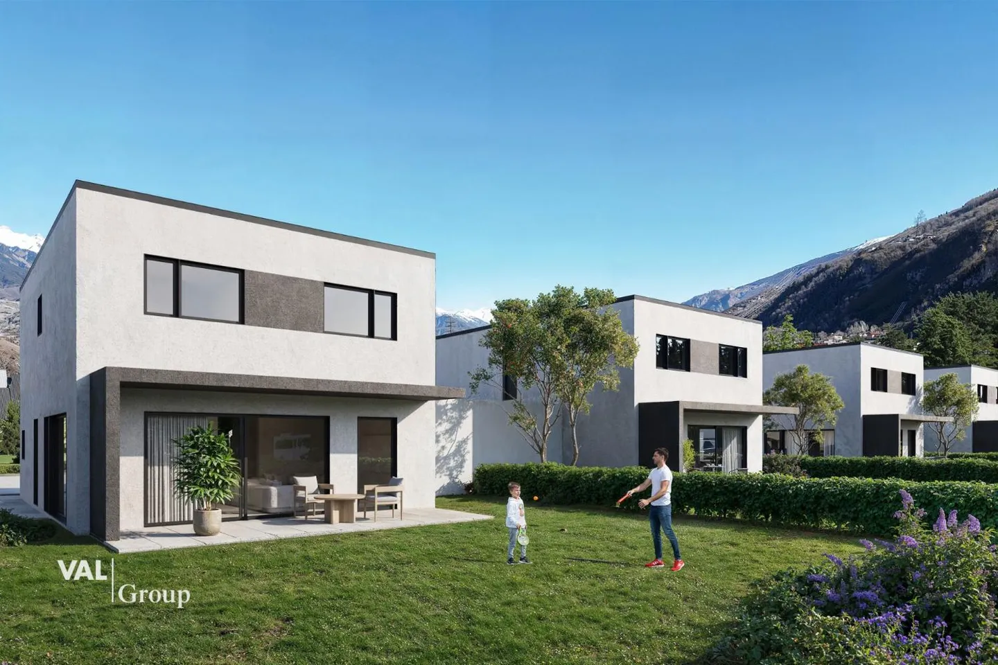 Zeitgenössische Villa in Aproz - Foto 4 von 6