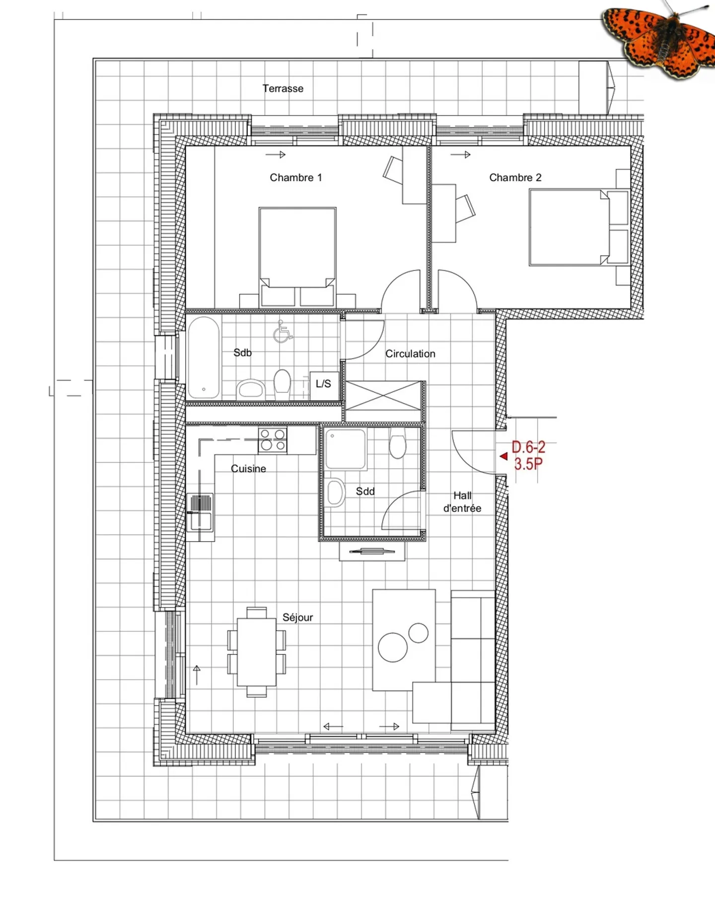 Spacious Apartment with Terrace - Photo 14 of 15