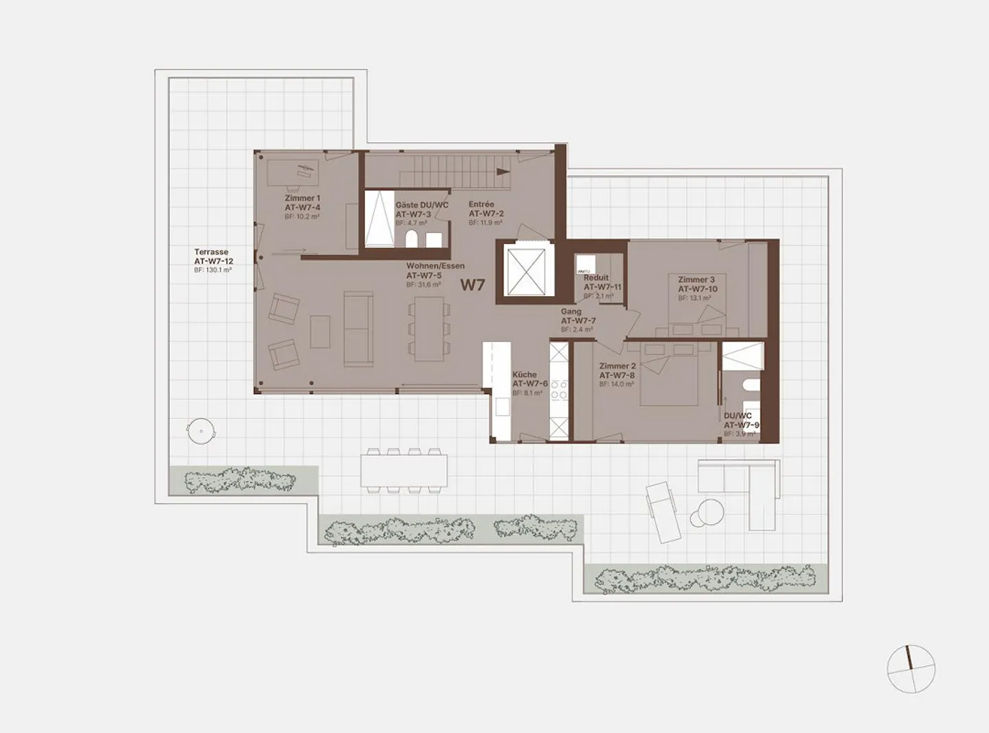 Penthouse apartment in Oberwil BL | MFH with 7 apartments available - Photo 4 of 4