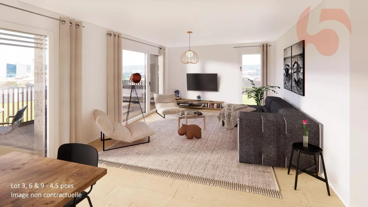 Appartement magnifique avec terrasse de 20,8 m2 - Photo 6 sur 7