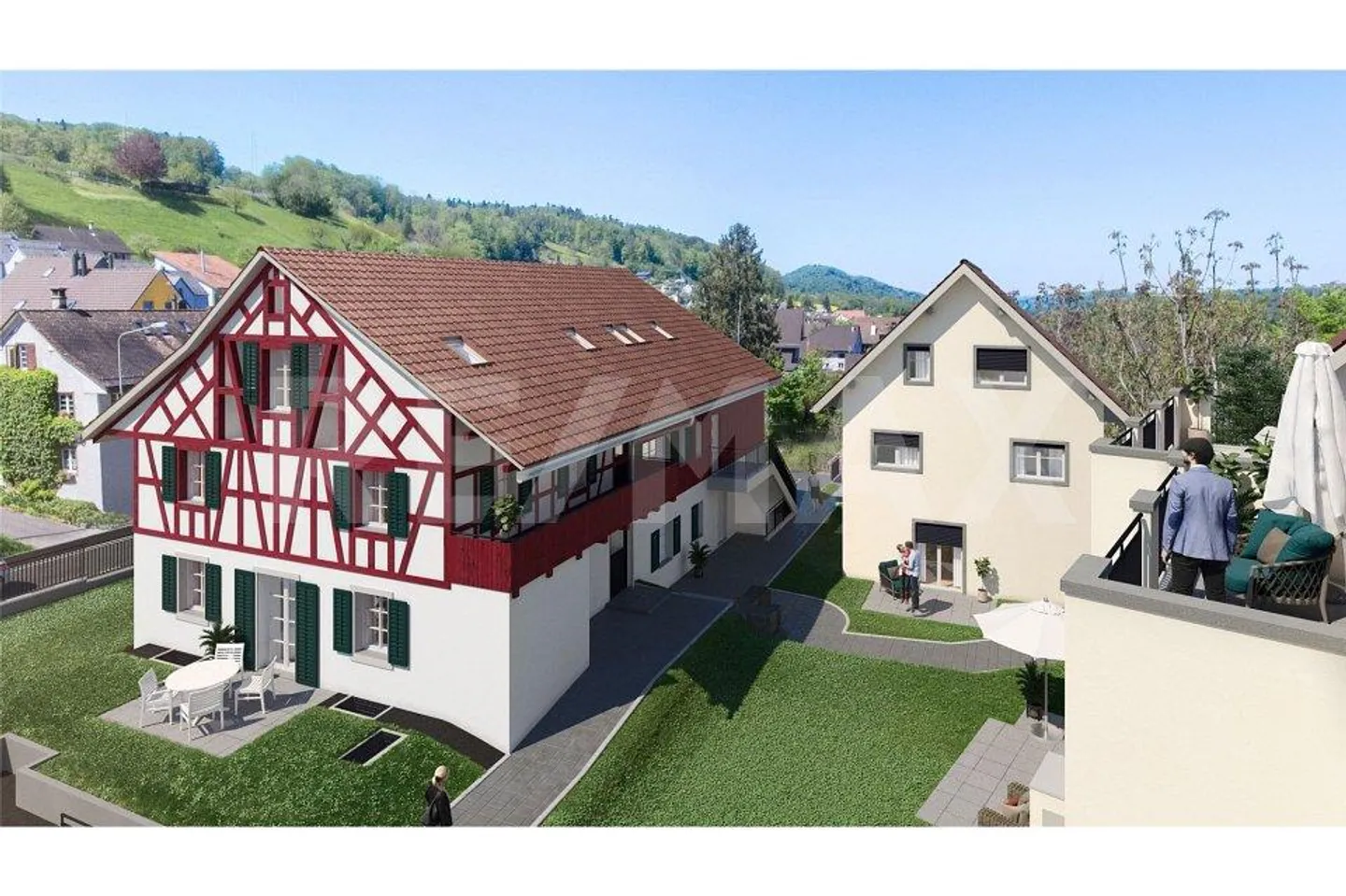 6.5-Zimmer Eigentumswohnung im Neubauprojekt "Smiledörfli Wydum Rorbas" - Haus 2 - Foto 13 von 13