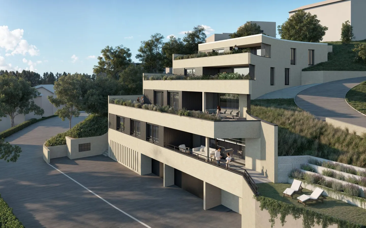 Appartamento moderno con terrazza di 4,5 stanze con vista da sogno (A1) - Foto 3 di 13