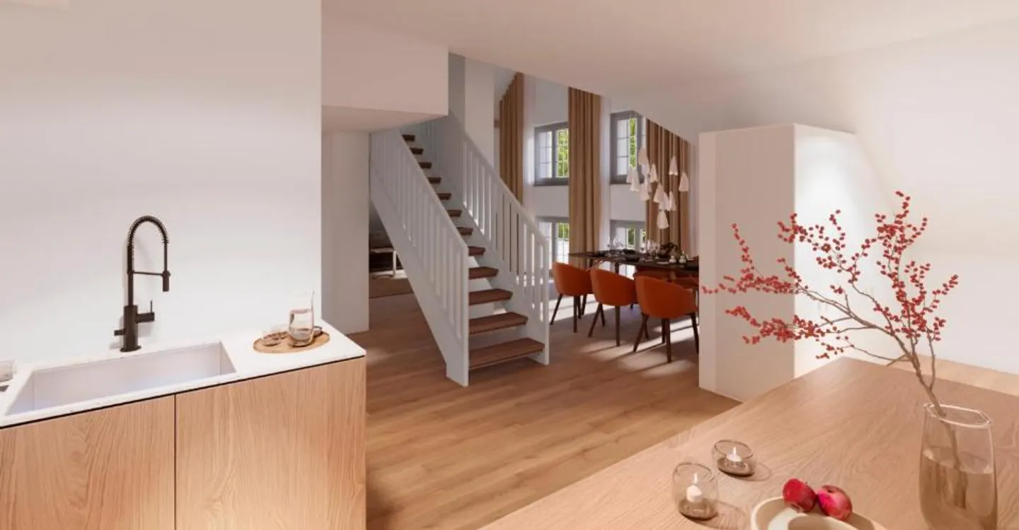 Spacious 5.5-room maisonette with terrace (DG Rest.) - Photo 2 of 8