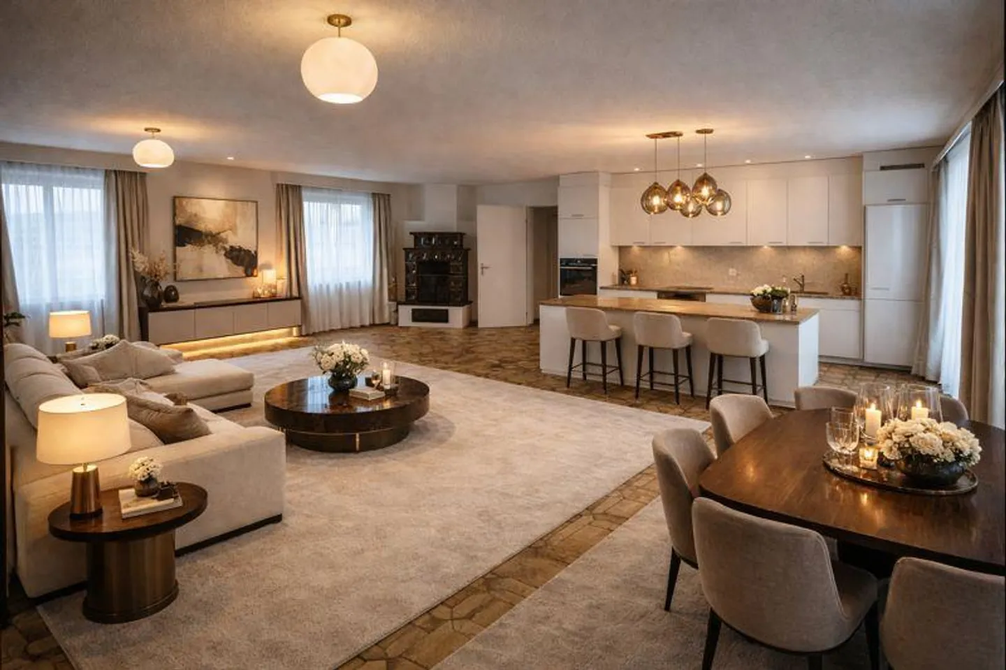 Appartamento arredato 2.5 stanze con giardino d'inverno e area salotto per affitti a breve termine - Foto 1 di 7