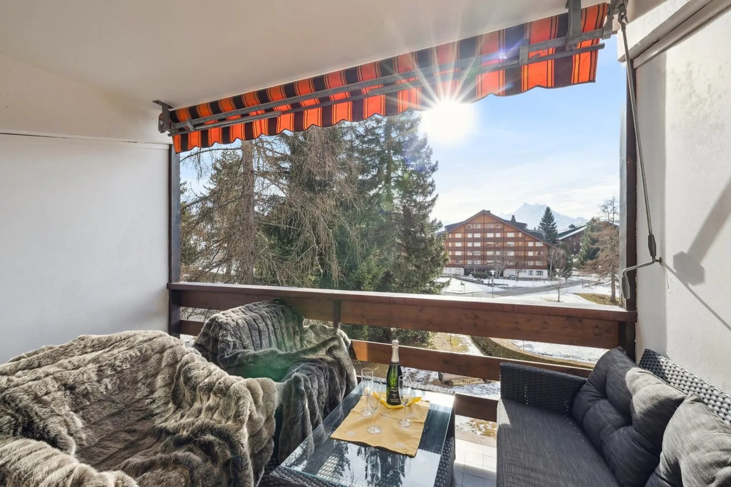 Charmantes Studio in Villars - Foto 11 von 13