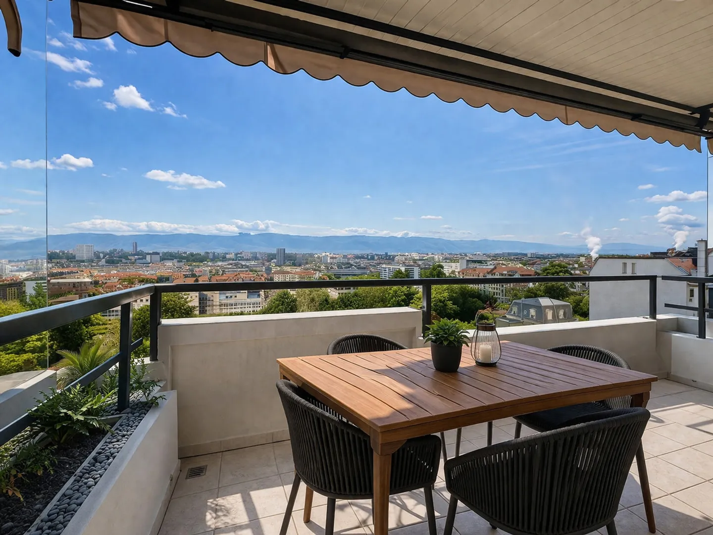 Elegante Wohnung mit Panoramablick - Foto 1 von 8