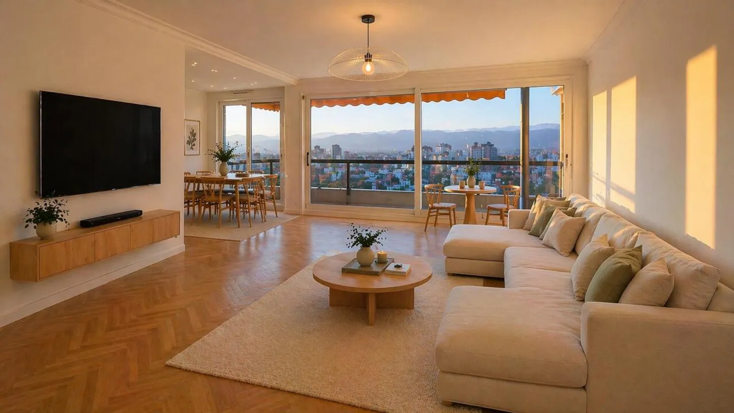 Elegante Wohnung mit Panoramablick - Foto 3 von 8