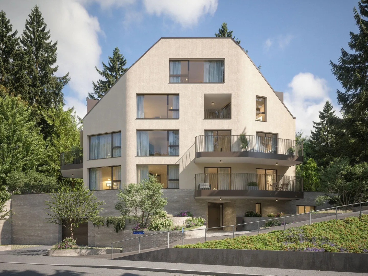Appartamento giardino 4.5 stanze - Nuovo progetto ONA a Rüschlikon - Foto 2 di 12