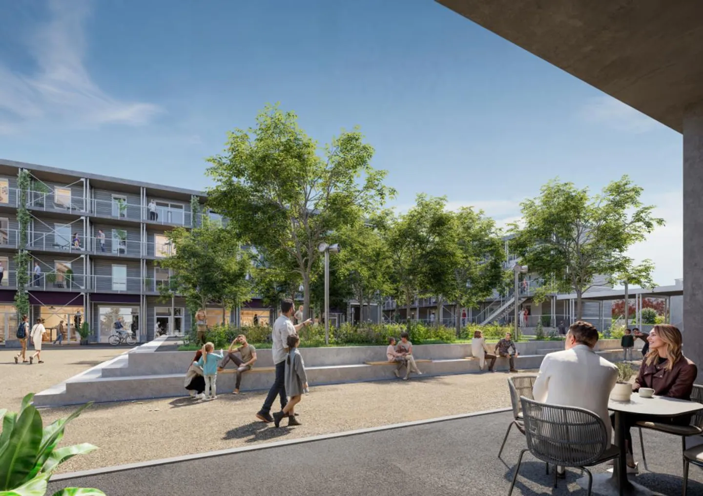 Moderner Markthallenraum - Foto 1 von 4