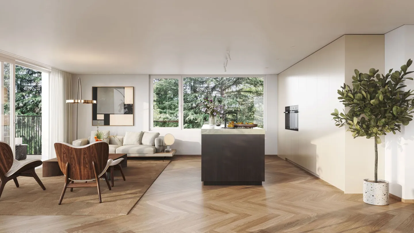 Appartamento giardino 4.5 stanze - Nuovo progetto ONA a Rüschlikon - Foto 5 di 12