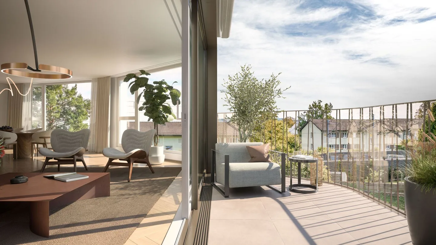 Appartamento giardino 4.5 stanze - Nuovo progetto ONA a Rüschlikon - Foto 11 di 12