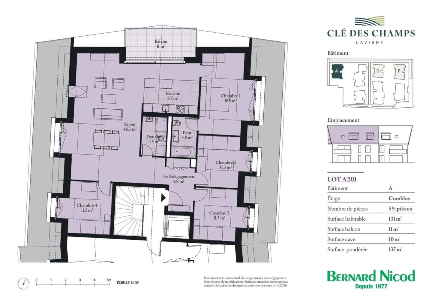 Charmante 5.5-Zimmer-Wohnung - Foto 9 von 10