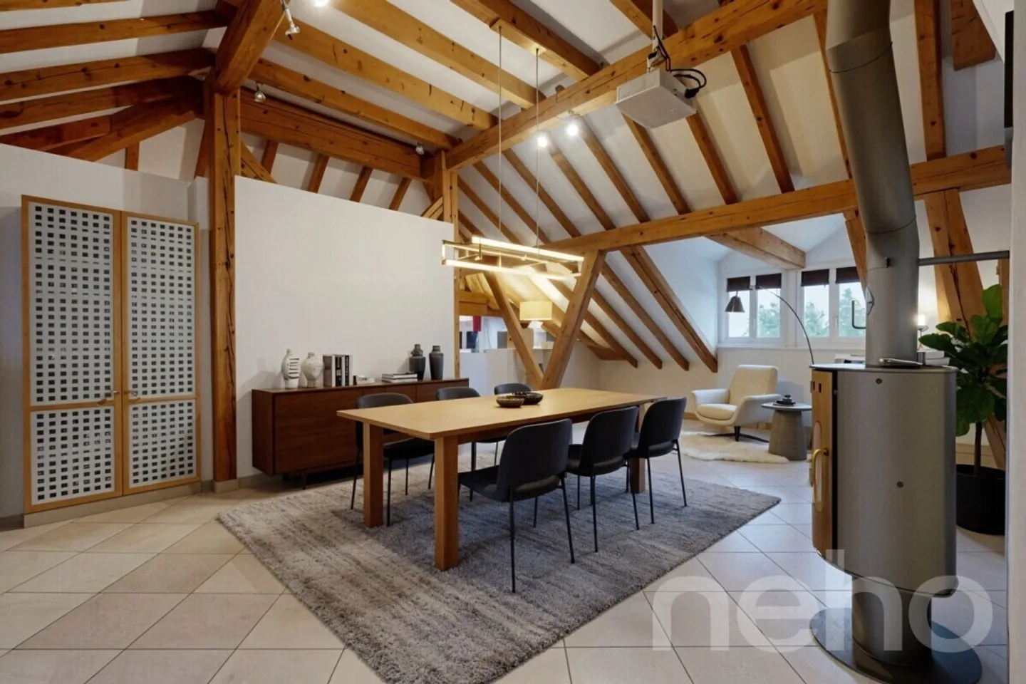 Prestigieux attique dans une maison historique rénovée - Photo 5 sur 12