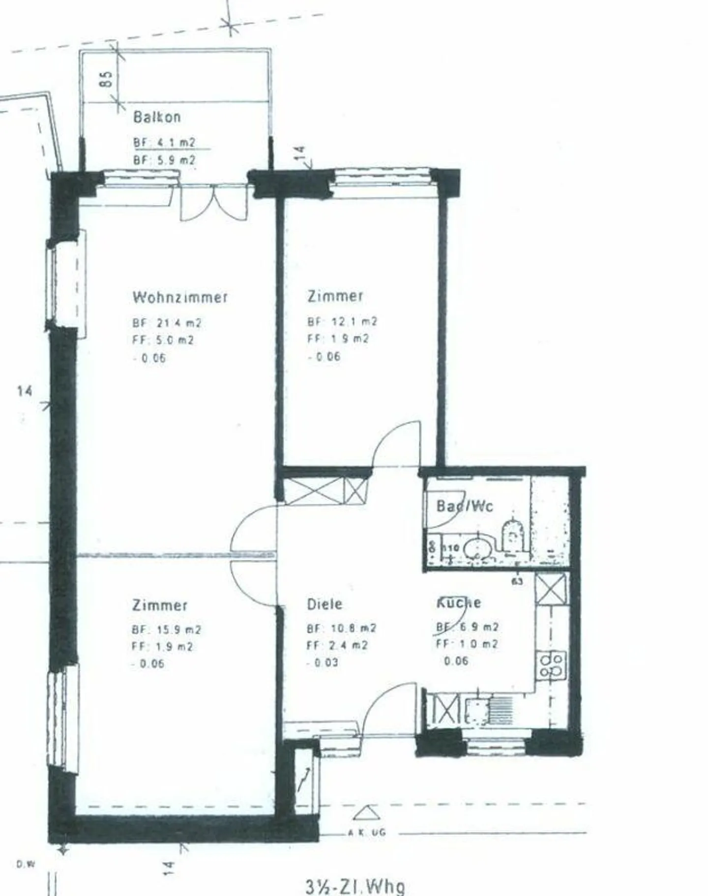 Appartement lumineux près de la gare d'Adliswil - Photo 6 sur 7